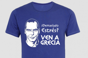 Varoufakis, protagonista de nuestra camiseta para apoyar el turismo a Grecia
