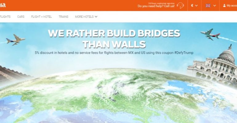 Destinia promotes travel to Mexico in response to “the wall”