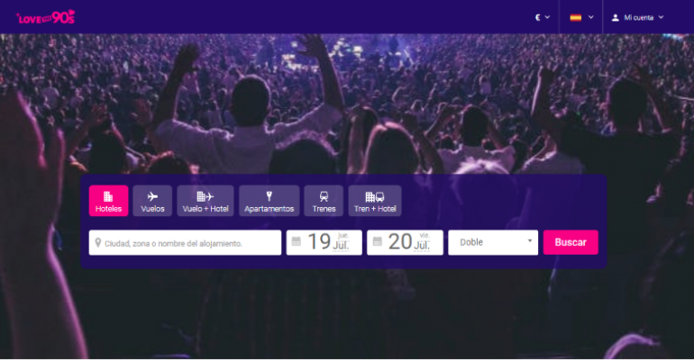Love the 90’s nos elige como socios para ofrecer a sus fans una experiencia única